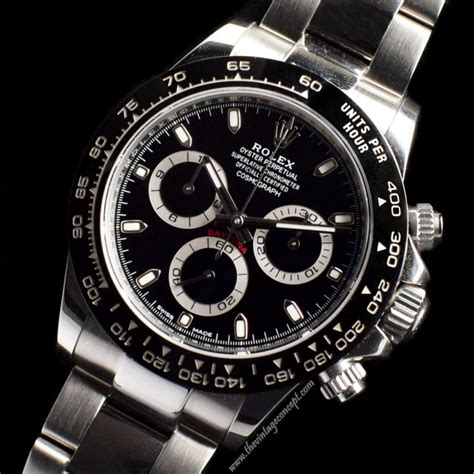 rolex daytona ceramic black for sale